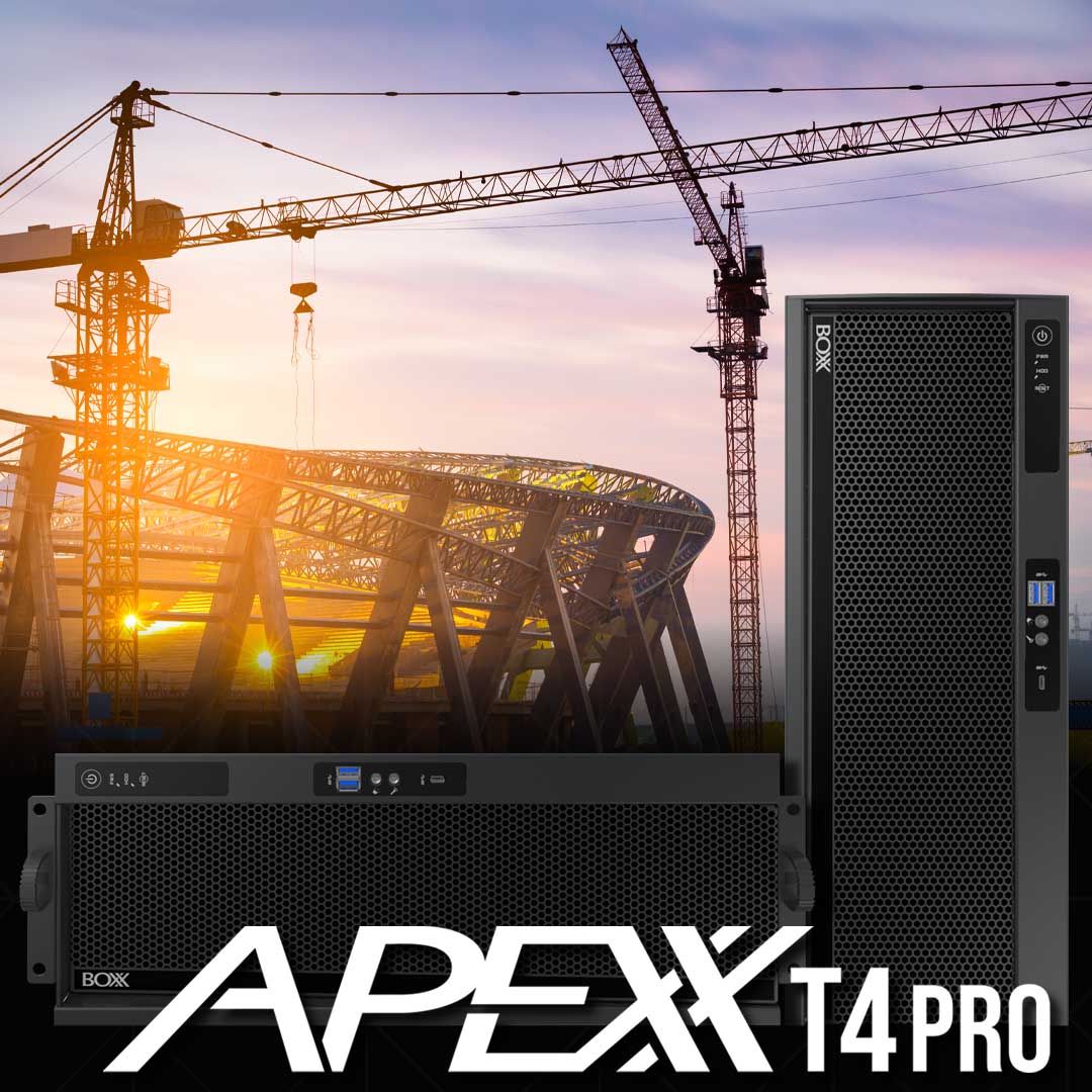 BOXX launches APEXX T4 PRO workstation with 96-core Threadripper